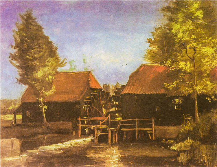 Water Mill At Kollen Near Nuenen